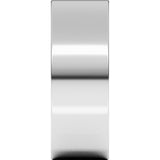10K White Gold 7 mm Ultra-Lightweight Comfort-Fit Flat Band Size 7.5