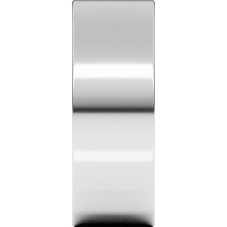 10K White Gold 7 mm Ultra-Lightweight Comfort-Fit Flat Band Size 7.5