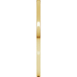 10K Yellow Gold 1 mm Ultra-Lightweight Comfort-Fit Flat Band Size 6.5