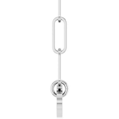 Sterling Silver Engravable Oval 18" Necklace