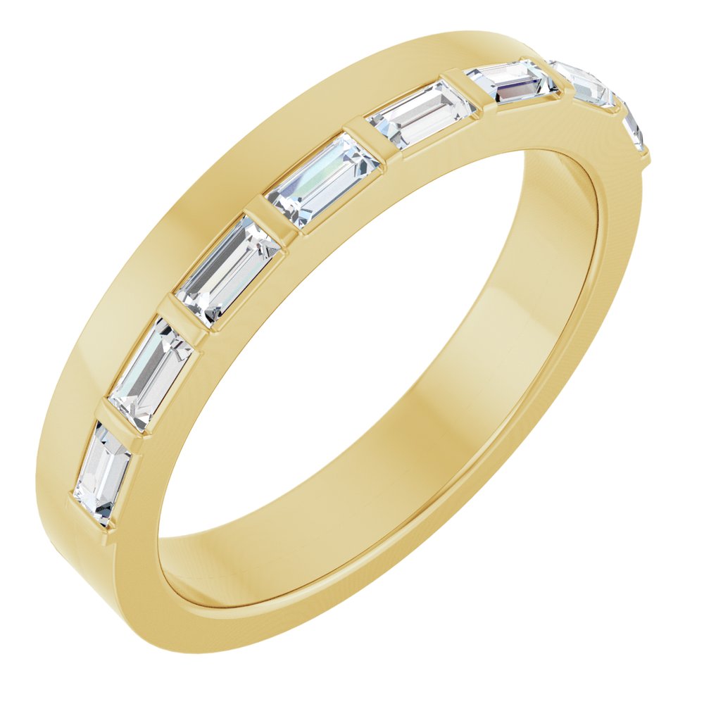14K Yellow Gold 1/3 CTW Lab-Grown Diamond Anniversary Band