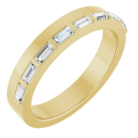 14K Yellow Gold 1/3 CTW Lab-Grown Diamond Anniversary Band