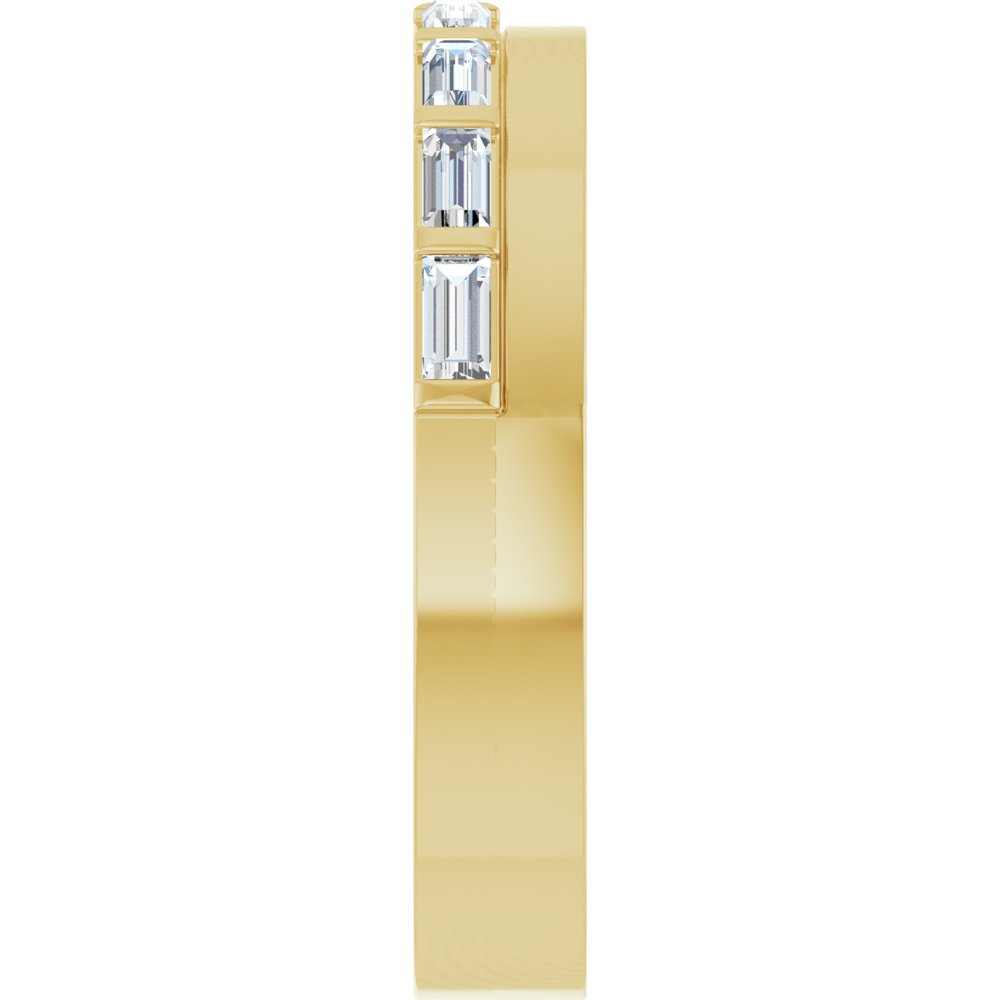 14K Yellow Gold 1/3 CTW Lab-Grown Diamond Anniversary Band