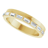 14K Yellow Gold 1/3 CTW Lab-Grown Diamond Anniversary Band
