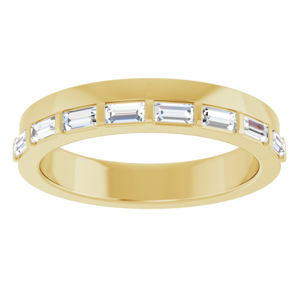 14K Yellow Gold 1/3 CTW Lab-Grown Diamond Anniversary Band