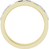 14K Yellow Gold 1/3 CTW Lab-Grown Diamond Anniversary Band