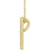 14K Yellow Gold 1/5 CTW Natural Diamond Star of David 16-18" Necklace