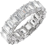 14K White Gold 9 1/3 CTW Lab-Grown Diamond Low Profile Eternity Band