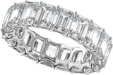 Platinum 6 CTW Lab-Grown Diamond Low Profile Eternity Band