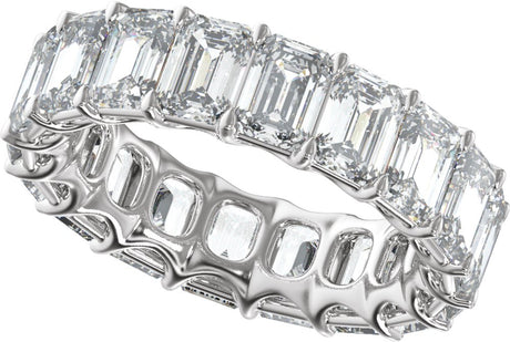 14K White Gold 8 7/8 CTW Lab-Grown Diamond Low Profile Eternity Band