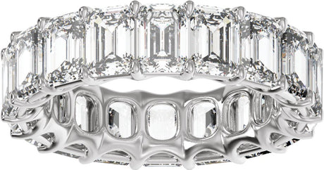 14K White Gold 8 7/8 CTW Lab-Grown Diamond Low Profile Eternity Band