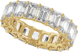 14K Yellow Gold 9 1/3 CTW Lab-Grown Diamond Low Profile Eternity Band