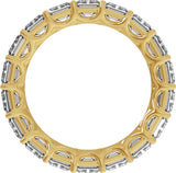 14K Yellow Gold 6 CTW Lab-Grown Diamond Low Profile Eternity Band