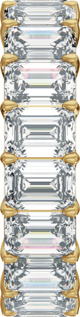 14K Yellow Gold 9 1/3 CTW Lab-Grown Diamond Low Profile Eternity Band