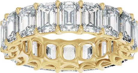 14K Yellow Gold 6 CTW Lab-Grown Diamond Low Profile Eternity Band