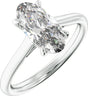 Platinum 2 CTW Lab-Grown Diamond Engagement Ring