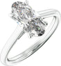 14K White Gold 2 CTW Lab-Grown Diamond Engagement Ring