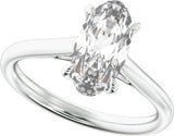 Platinum 2 CTW Lab-Grown Diamond Engagement Ring