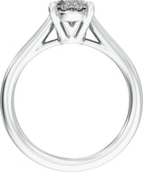 Platinum 2 CTW Lab-Grown Diamond Engagement Ring