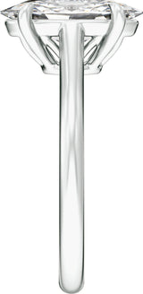 14K White Gold 2 CTW Lab-Grown Diamond Engagement Ring