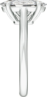 Platinum 2 CTW Lab-Grown Diamond Engagement Ring