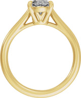 14K Yellow Gold 2 CTW Lab-Grown Diamond Engagement Ring