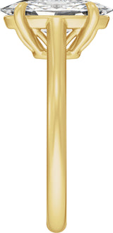 14K Yellow Gold 2 CTW Lab-Grown Diamond Engagement Ring