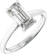 Platinum 2 CTW Lab-Grown Diamond Engagement Ring