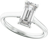 14K White Gold 2 CTW Lab-Grown Diamond Engagement Ring