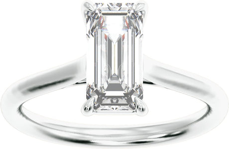 14K White Gold 2 CTW Lab-Grown Diamond Engagement Ring