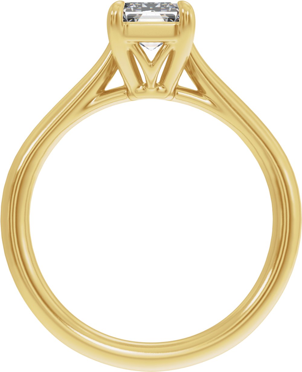 14K Yellow Gold 2 CTW Lab-Grown Diamond Engagement Ring