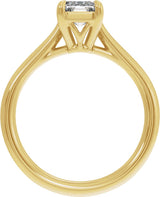 14K Yellow Gold 2 CTW Lab-Grown Diamond Engagement Ring