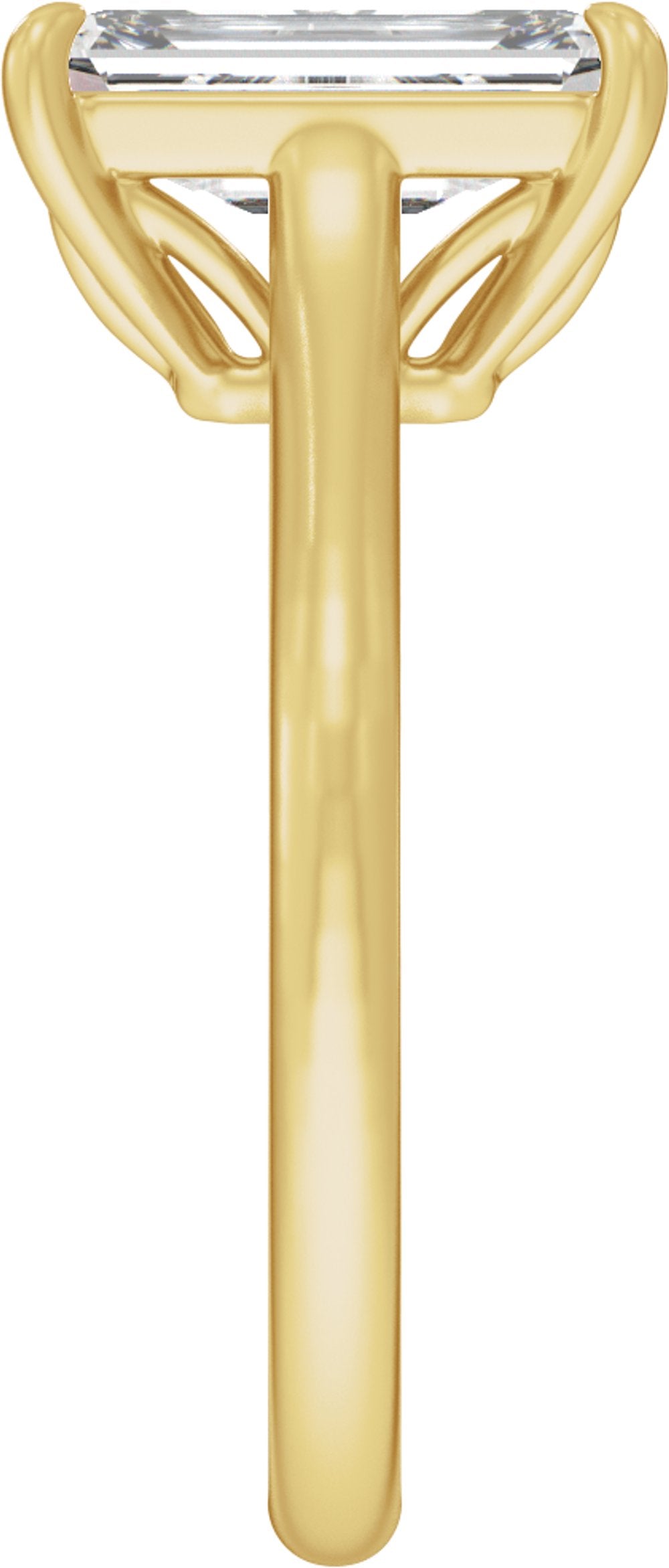 14K Yellow Gold 2 CTW Lab-Grown Diamond Engagement Ring