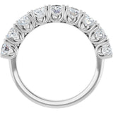 14K White Gold 2 CTW Natural Diamond Anniversary Band