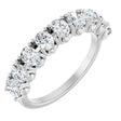 Platinum 1 3/8 CTW Natural Diamond Anniversary Band
