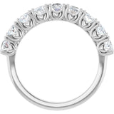 Platinum 1 3/8 CTW Natural Diamond Anniversary Band