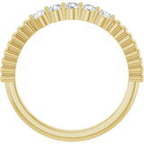 14K Yellow Gold 1/3 CTW Natural Diamond Anniversary Band