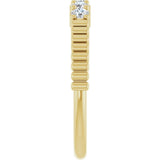 14K Yellow Gold 1/3 CTW Natural Diamond Anniversary Band