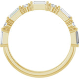 14K Yellow Gold 5/8 CTW Natural Diamond Anniversary Band