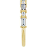 14K Yellow Gold 5/8 CTW Natural Diamond Anniversary Band