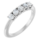 14K White Gold 1/3 CTW Lab-Grown Diamond Anniversary Band