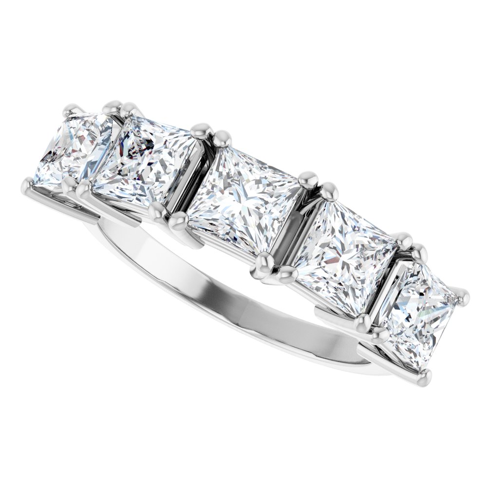 14K White Gold 2 5/8 CTW Lab-Grown Diamond Anniversary Band