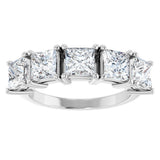 14K White Gold 2 5/8 CTW Lab-Grown Diamond Anniversary Band