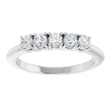 14K White Gold 1/3 CTW Lab-Grown Diamond Anniversary Band