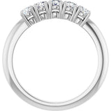14K White Gold 1/3 CTW Lab-Grown Diamond Anniversary Band