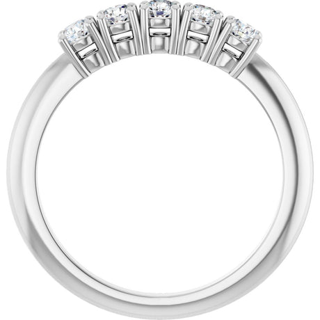 14K White Gold 1/3 CTW Lab-Grown Diamond Anniversary Band