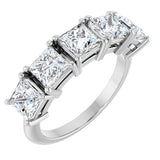 14K White Gold 2 5/8 CTW Lab-Grown Diamond Anniversary Band