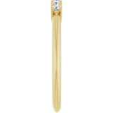 14K Yellow Gold 1/6 CTW Lab-Grown Diamond Anniversary Band