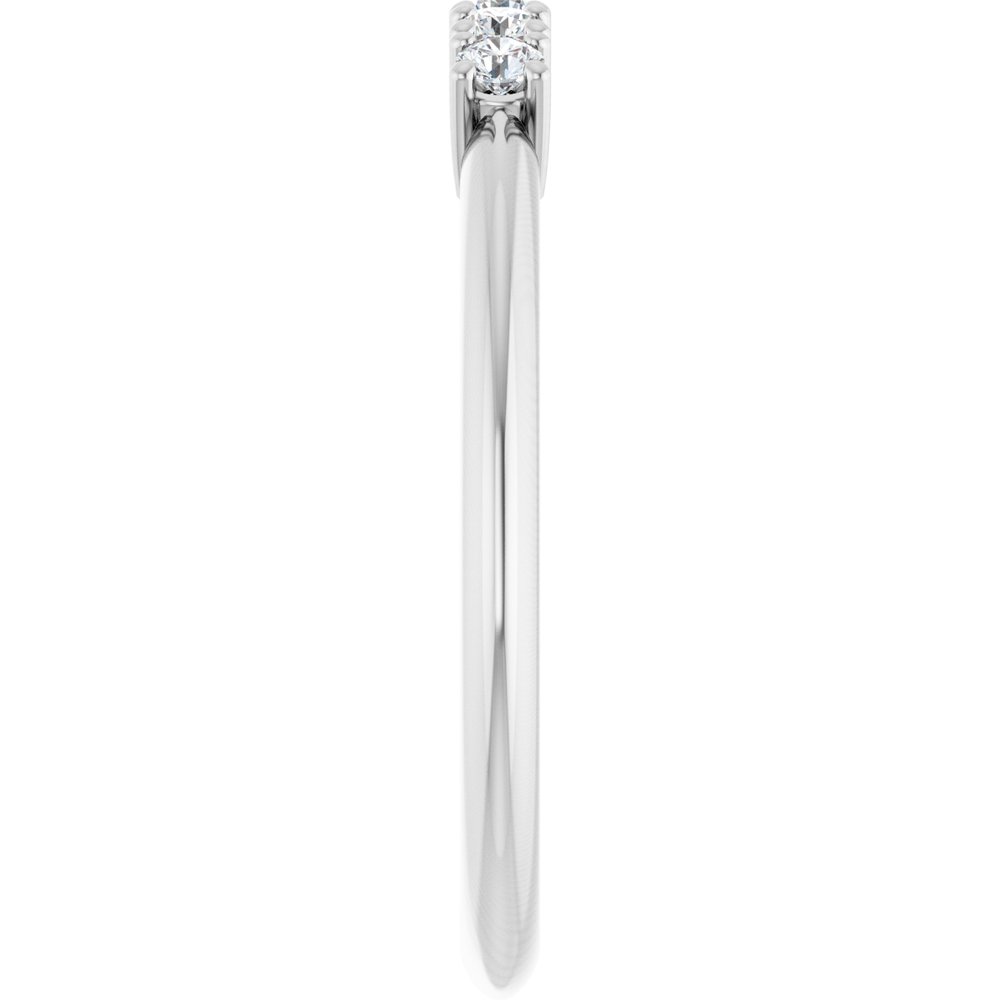 14K White Gold 1/6 CTW Lab-Grown Diamond Anniversary Band