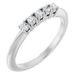 14K White Gold 1/6 CTW Lab-Grown Diamond Anniversary Band